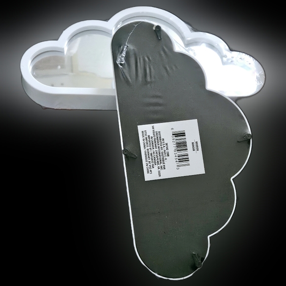 NWT 》2×《 WHITE CLOUD MIRRORS 10"×5"! - Picture 5 of 10